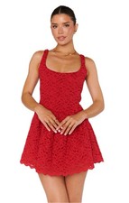 NWT Show Me Your Mumu Red Lace Ricci Skort Dress Size S