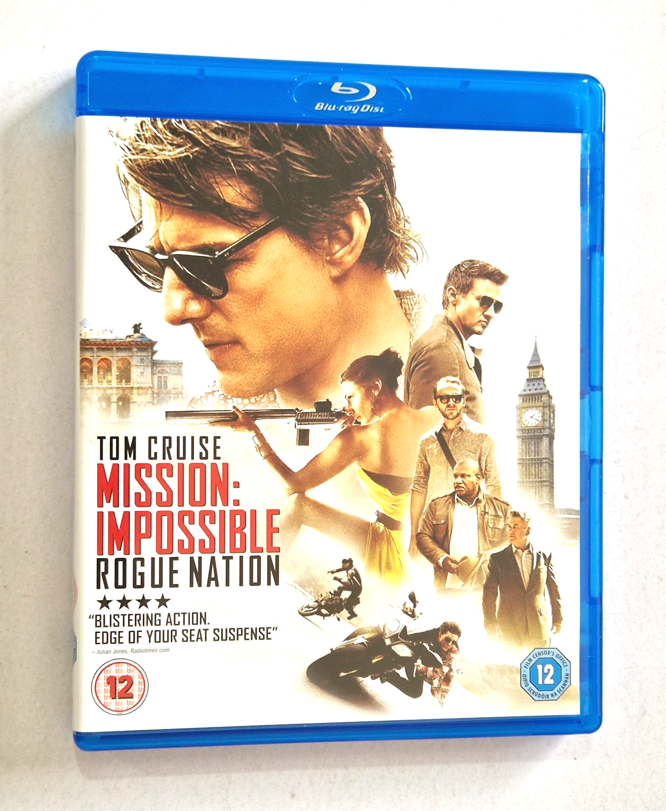 Mission: Impossible Rogue Nation BLU RAY Starring Tom Cruise