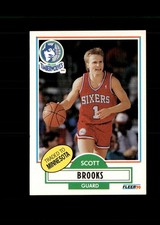 1990-91 Fleer - Scott Brooks #140