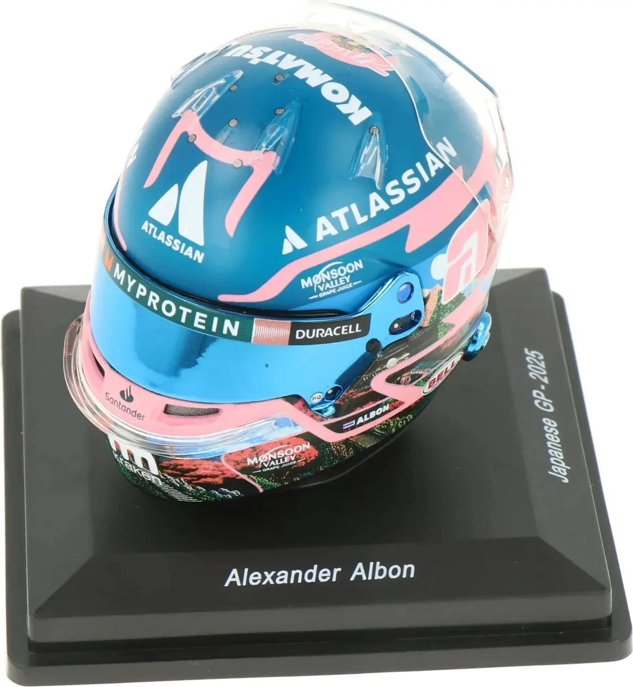 Casque Spark Alexander Albon F1 Miniature Collector 5HF202 GP Japon 2025