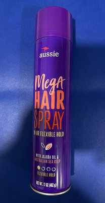 #ad Aussie Mega Hair Spray 24 Hr Flex Hold 17 oz w Australian Jojoba Oil amp; Sea Kelp $39.99