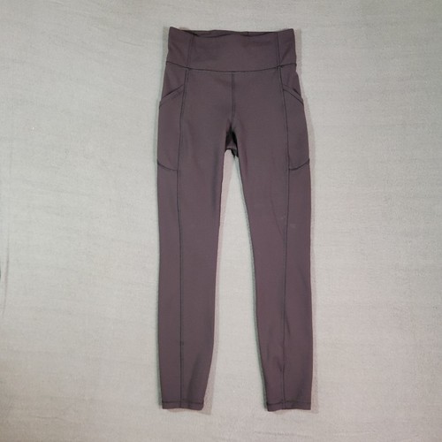 LULULEMON INVIGORATE HIGH RISE TIGHT Sz 4 BLACK 25" W5CQFS EVERLUX YOGA