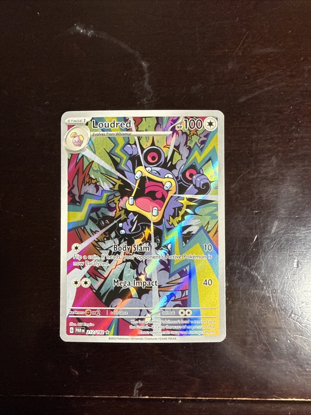 Loudred 2023 Scarlet & Violet: Paradox Rift #212/182 Illustration Rare  Price Guide - Sports Card Investor