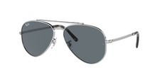 Ray-Ban RB 3625 new aviator silver blue 003/R5 Sunglasses