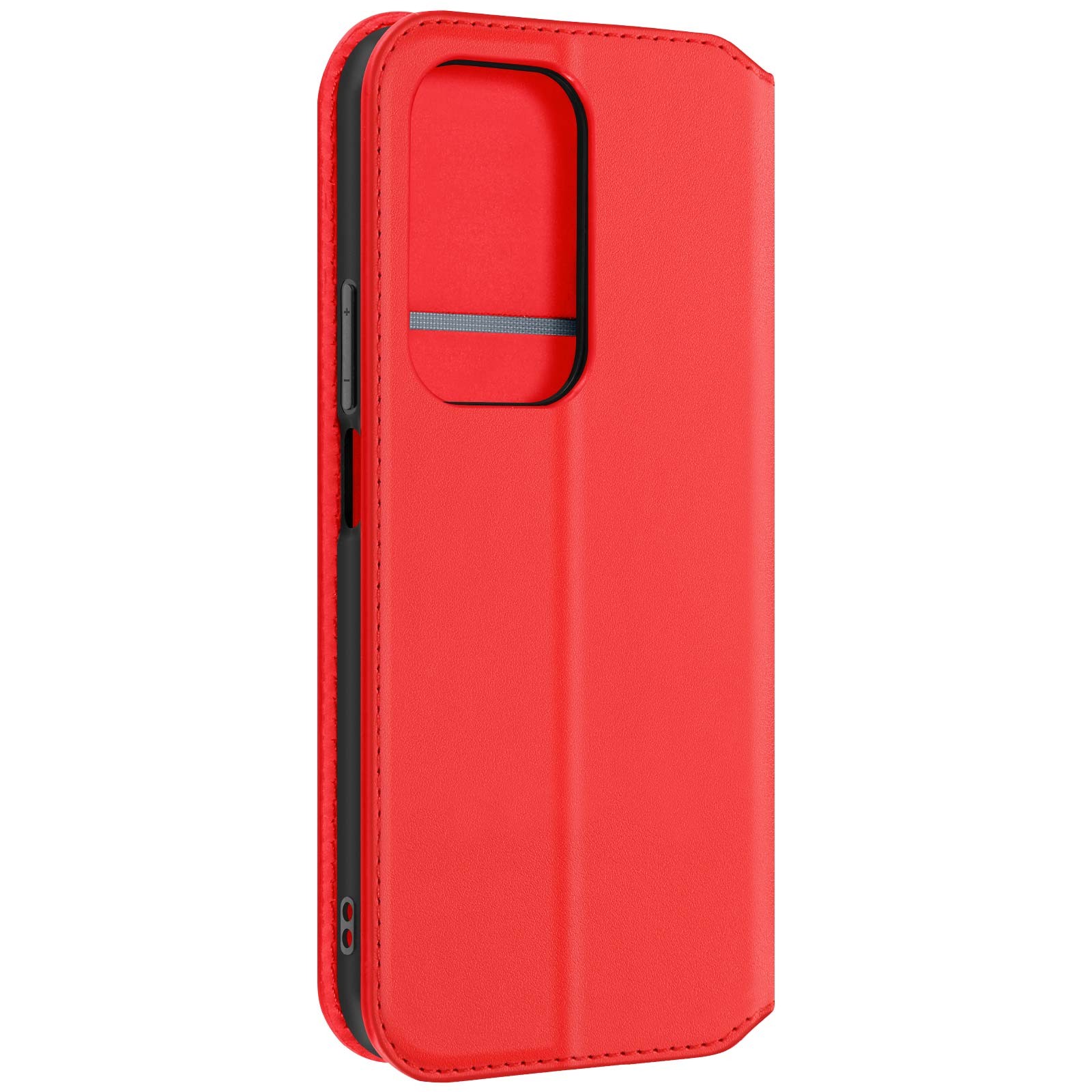 Protection Honor 200 Lite Avizar en similicuir rouge aux finitions premium