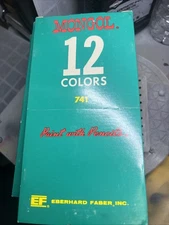 NOS Mogol 12 Colors 747 Paint with Pencils Eberhard Faber Inc Vtg USA Read
