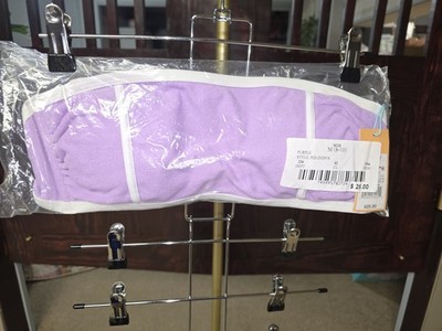 Kona Sol Purple Solid Bandeau Bra Women Regular Size M (8-10)