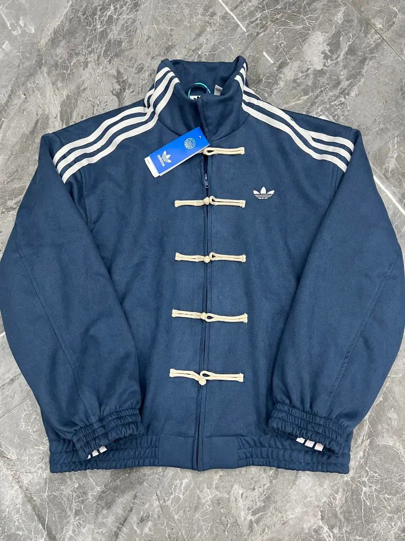 Adidas Chinese Limited Snake Year Truck Jacket Navy Blue