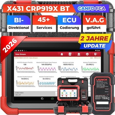 2026 LAUNCH X431 CRP919X BT Profi KFZ OBD2 Diagnosegerät ALLE System ECU Coding