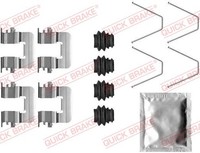 1X Quick Brake 109-0046 ZubehöRsatz Scheibenbremsbelag FüR Opel Vauxhall KIA