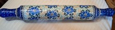 Polish Pottery Floral rolling pin vintage