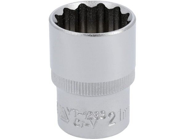 "Yato ZwöLfkant-SteckschlüSsel-Einsatz 21Mm 1/2\" YT-1283"-image