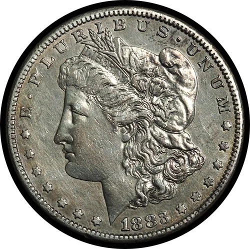 1883-S Morgan Dollar Cleaned AU Details