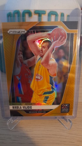 2024-25 Panini Prizm Euroleague Basketball Nikola Vujcic Gold Prizm 1/10