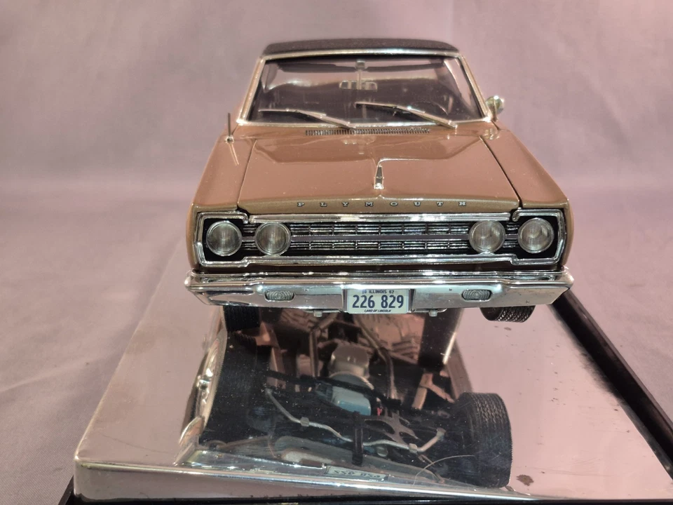 1967 年 Plymouth Belvedere 铜质公路 61 Ertl 2002 压铸促销 1: 18 — 第 3/4 张图片