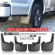 4pcs For Ford F150 F-150 2015-2020 Mud Flaps Splash Guards Mudguards Front Rear