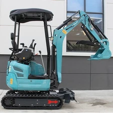 2.5ton Mini Excavator Kubota D902 Engine Side Swing Diggers with Excavator Cover