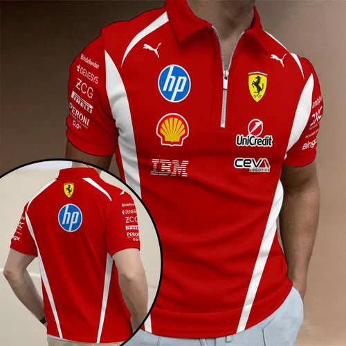 S.Ferrari F1 Team 2026 Zip Polo Shirt – 20571