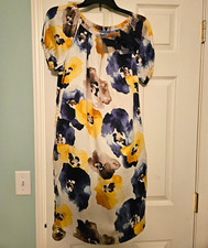 Simply Vera Women's Floral Dress Silky Feel PM