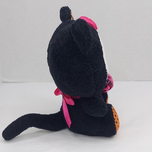 6" HELLO KITTY BLACK CAT Costume Stuffed Plush Halloween Sanrio TY - Picture 7 of 8
