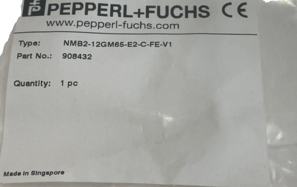 NEW PEPPERL+FUCHS NMB2-12GM65-E2-C-FE-V1 SENSOR 908432 NMB212GM65E2CFEV1 - Image 2 of 3