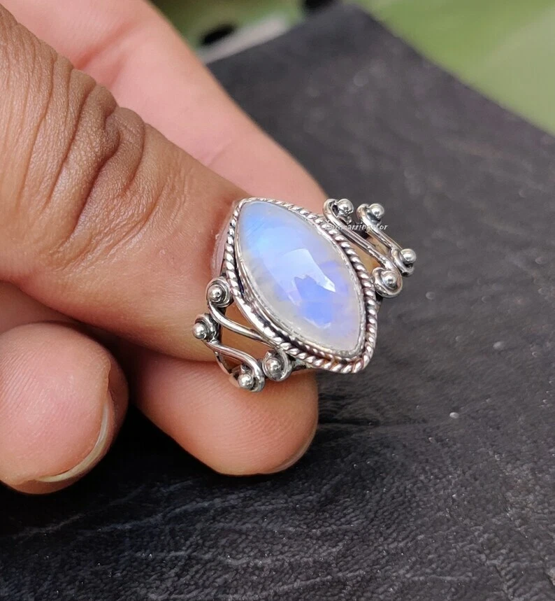 925 moonstone ring sale