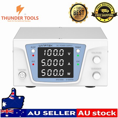 Thunder Tools WANPTEK DC Power Supply Variable 100V 5A Bench Power Supply