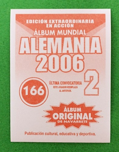 2006 Navarrete Germany World Cup FIFA Action #166A RYAN BABEL Netherland Sticker - 第 2/2 張圖片