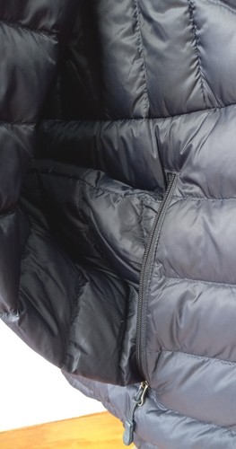 32 Degrees Womens Plus 2X Down Jacket Blue Zip Packable Travel Removable Hood - Picture 2 of 15