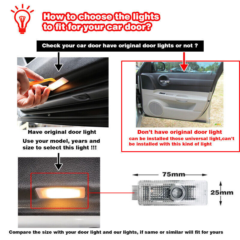 Alpina Car Door LED Projector Ghost Shadow Welcome Light Fit | eBay