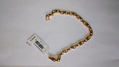 Michael Kors goldfarbenes Sterlingsilber Mercer Gliederarmband - neu - UVP 250 $