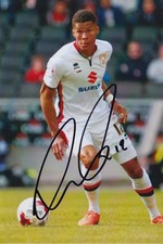 MK DONS HAND SIGNED JORDAN SPENCE 6X4 PHOTO 3.