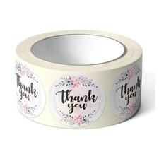 40 THANK YOU FOR YOUR PURCHASE ENVELOPE SEALS LABELS STICKERS 1" ROUND FREE SHIP