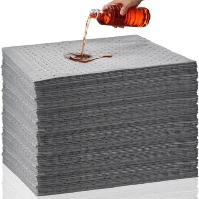 5Pcs Oil Absorbent Pads Oil Spill Mat Garage Floor Mat Universal Absorbent Mat