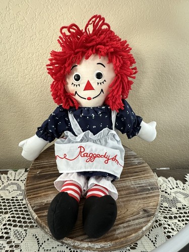 Dakin Raggedy Ann Doll Plush 85th Birthday Edition 17"