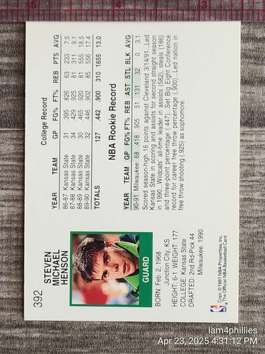1991 NBA Hoops Series 2 Cards Complete Your Set #'s 331 -460 YOU PICK - Picture 124 of 260