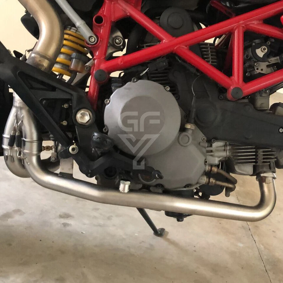 Tubo de escape de enlace medio para moto Ducati Hypermotard 796 2009-2012 Foto 2 de 4
