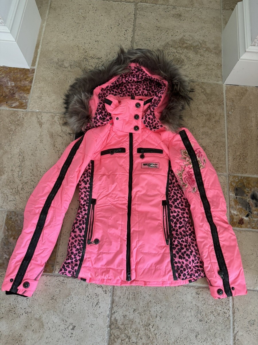 Womens Sportalm Tiger Lilly Wild Idols Ski Jacket, Size EU 36