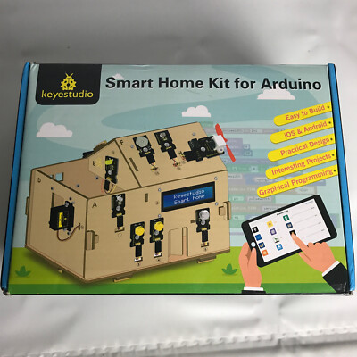 KEYESTUDIO Smart Home Starter Kit for Arduino for Uno R3, Electronics Home Au...