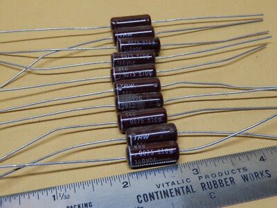 Good-All TRW .0075uf 100V Mylar Dielectric NOS Tone Capacitors Qty 10 NOS
