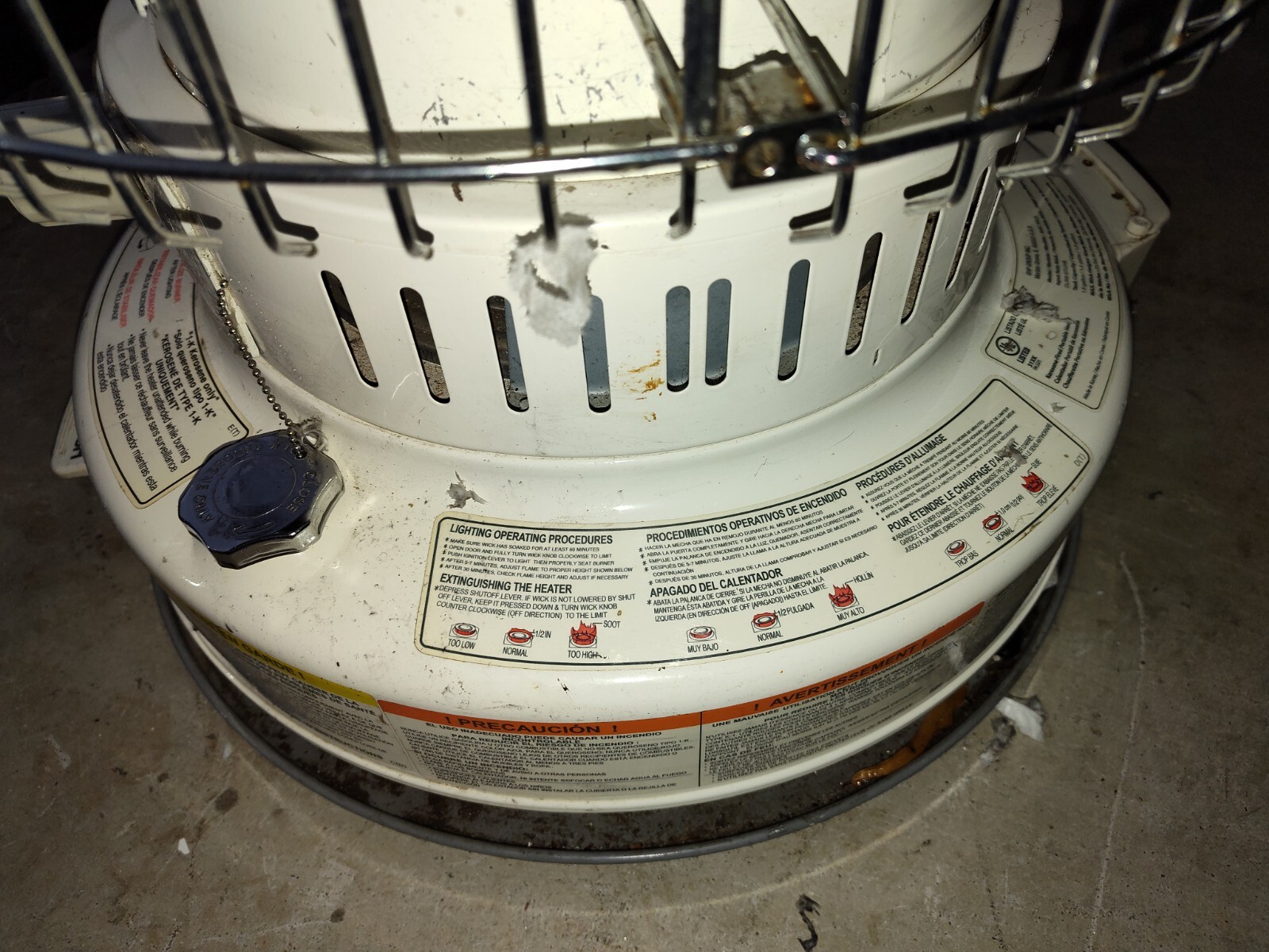 Dynaglo Deluxe RMC 95C6 Kerosene Heater eBay