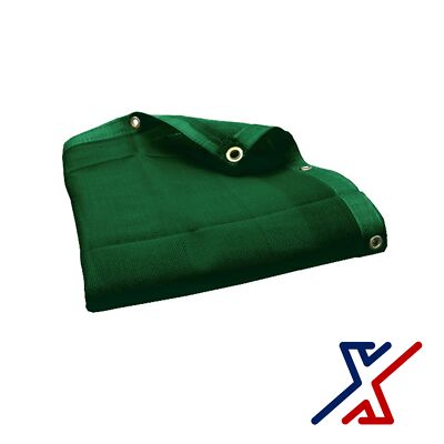 14 ft. x 7 ft. Heavy Duty Green Sun Shade / Screen / Awning by X1Tools/Shades