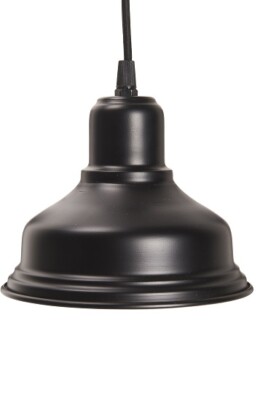 Black Ceiling Light Metal Pendant Lamp Danish Design by Ib Laursen
