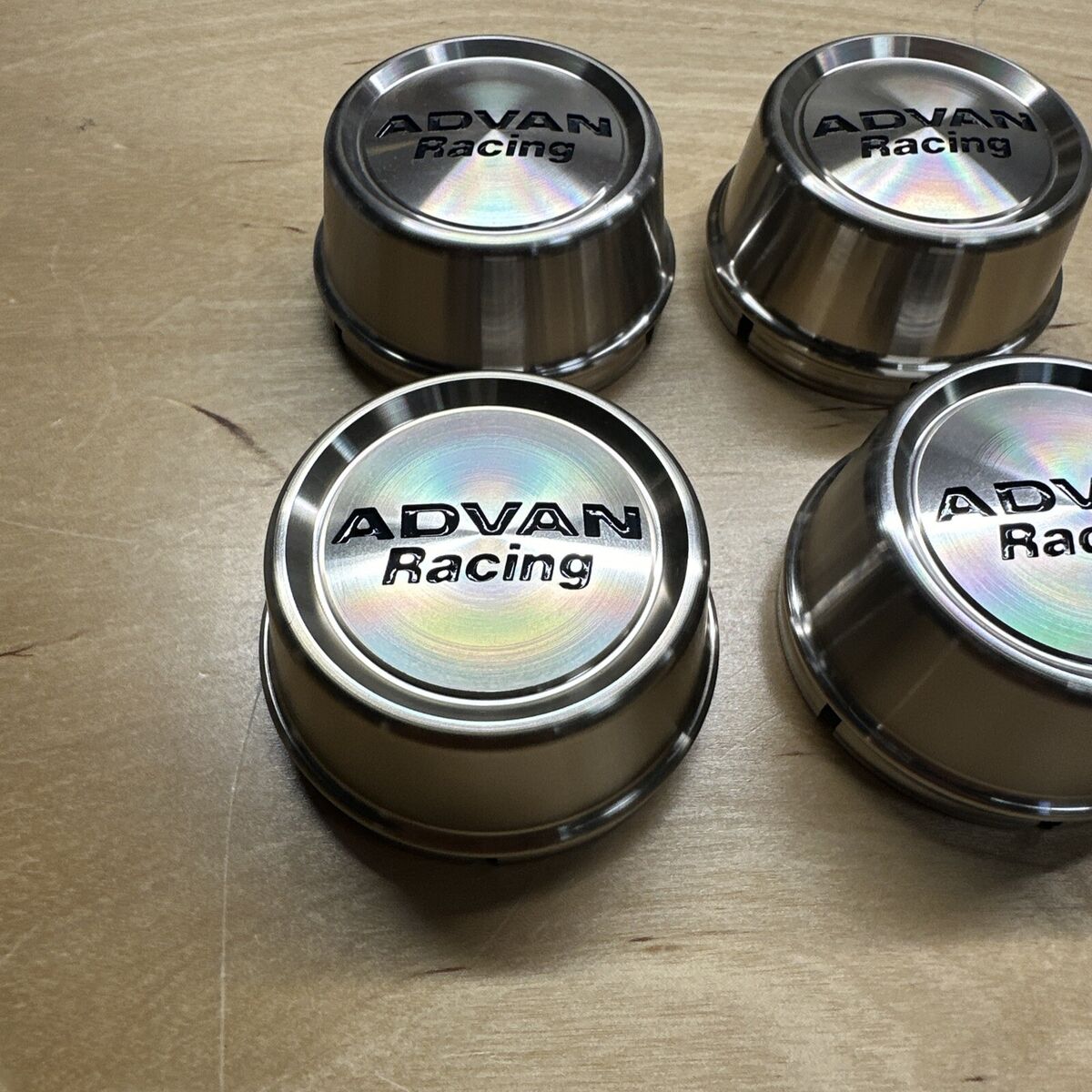 Advan Racing Center Cap 63mm High Light Brownish Silver Set Advan Racing Center Cap 63mm High Light Brownish Silver Set