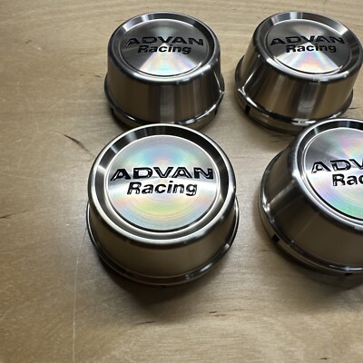 Advan Racing Center Cap 63mm High Light Brownish Silver Set Advan Racing Center Cap 63mm High Light Brownish Silver Set