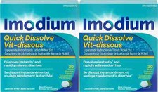 Imodium Diarrhea Relief, Quick Dissolve 40 Tablets, Fresh stock, immodium