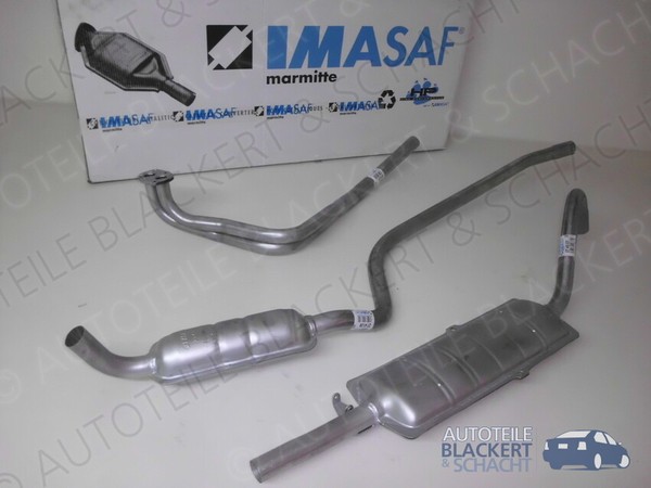 Imasaf Auspuff Anlage Komplett für Fiat 124 1400 + 1500 Special 1967-1975-image