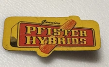 Vintage Pfister Hybrids Corn Seeds Farming Ag Agriculture Crops Fold Over Button