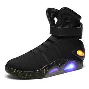 Future Light Up Black Trainers Shoes 