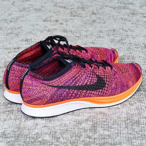 Nike Flyknit Racer Acai Berry Talla 11 - 2015 Hyper Orange 526628-008 - Imagen 4 de 24